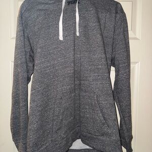 PINK Victoria's Secret Gray Hoodie with White Lining
